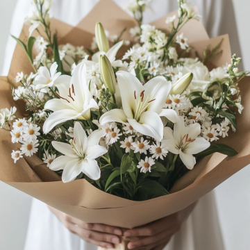 Lilium Blancos y Flores Blancas