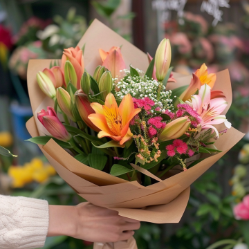 Liliums y Astromelias Surtidas